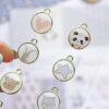 Set de 8 charms metálicos Pequeño Panda - Imagen 2