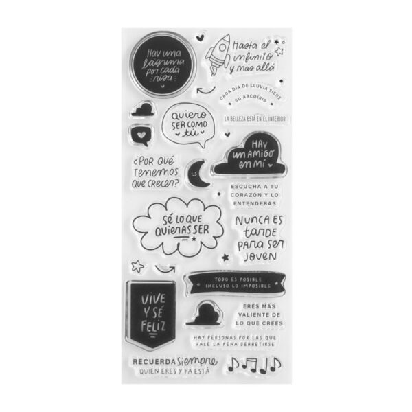 Set de sellos Little M, de Lora Bailora