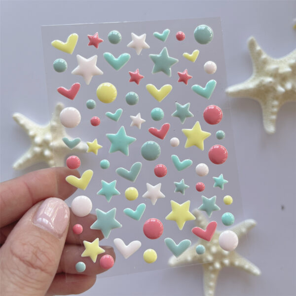 Set de enamel dots Playa o piscina - Imagen 2
