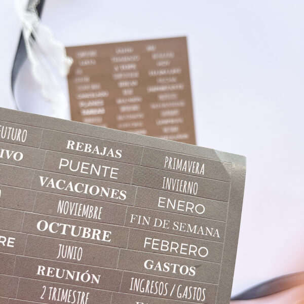 Set de pegatinas para agenda Maravillas - Imagen 2