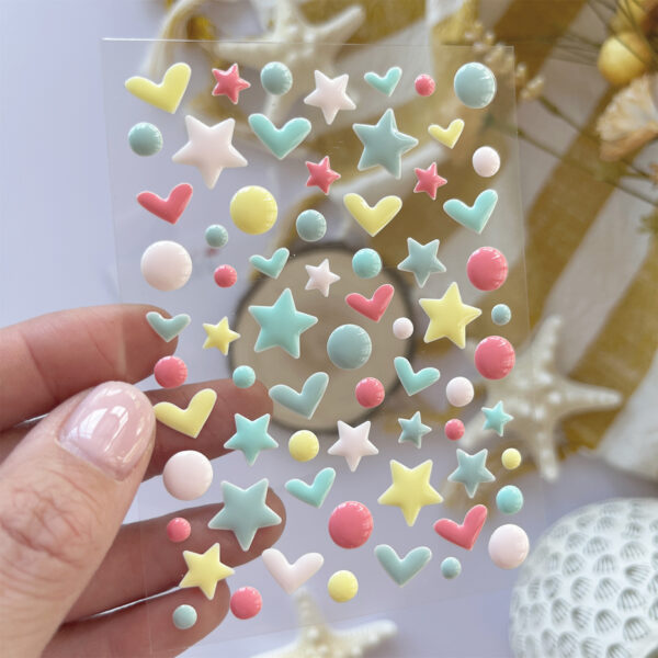 Set de enamel dots Playa o piscina - Imagen 4