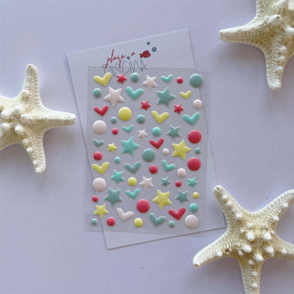 Set de enamel dots Playa o piscina - Imagen 5