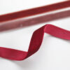 Lazo terciopelo burdeos por metro. Para scrapbooking y costura creativa