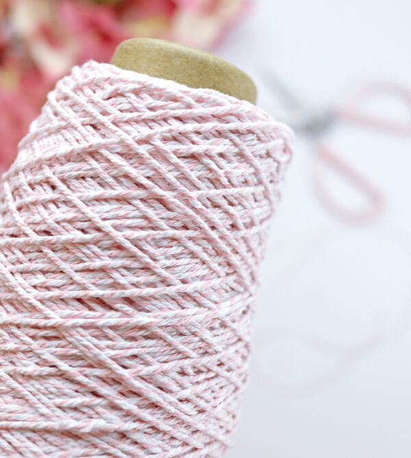 Cordon baker twine azúcar, de color rosa y blanco