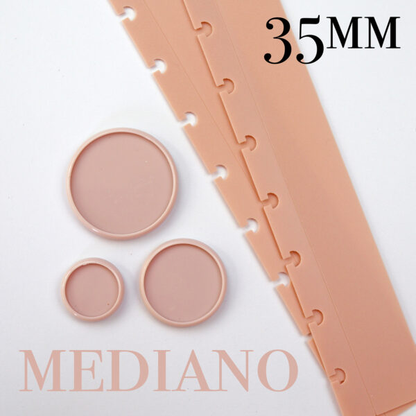 Disco mediano de 35 mm bailarina para encuadernación con disco