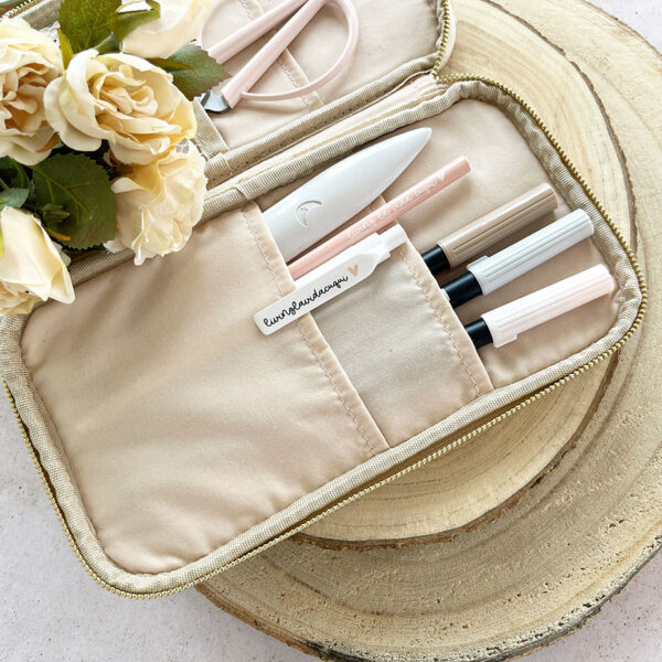 Estuche Piel Beige - Imagen 5