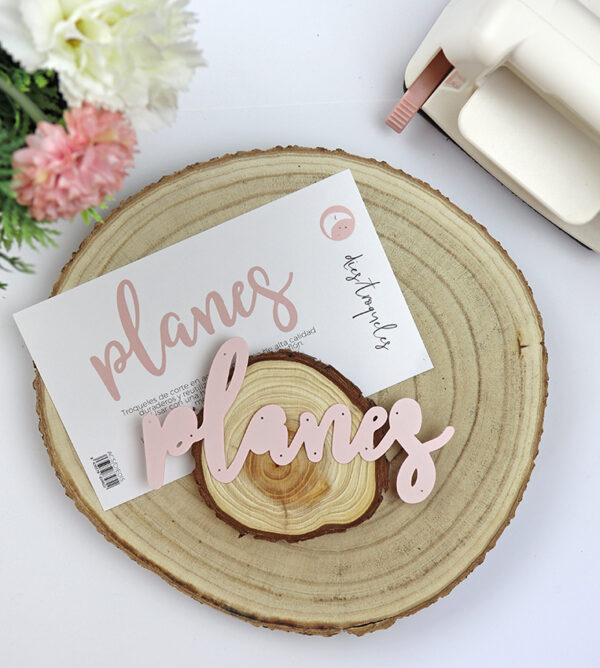 Troquel XL Planes, para scrapbooking. Diseño de Alúa Cid
