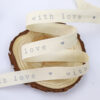 detalle cinta with love crema