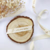 Lazo Welcome Baby Crema, para packaging, scrapbooking y manualidades