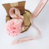 Lazo Welcome Baby Girl, para packaging, scrapbooking y manualidades
