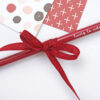 Lazo fino de lino, color cereza. Para scrapbooking, manualidades y costura creativa