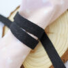 Lazo sarga color negro, para scrapbooking y manualidades