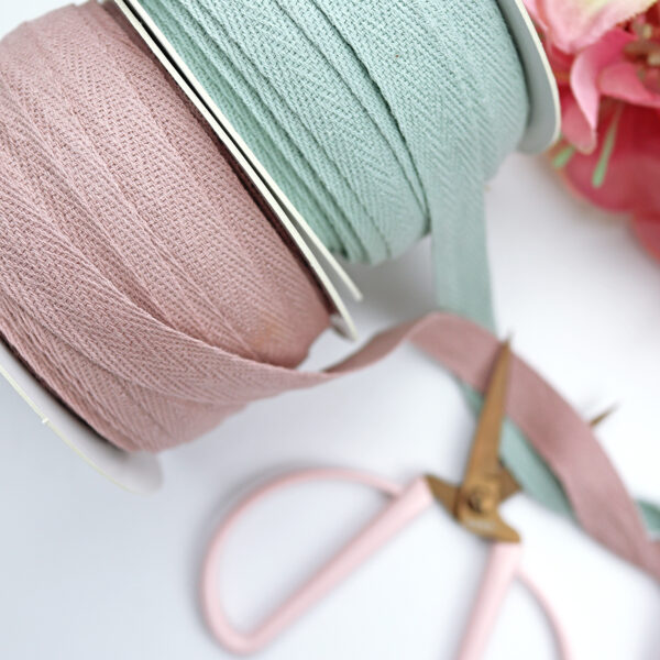 Lazo sarga ANCHO Rosa bailarina - Imagen 2