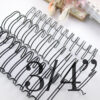Wire-O 3/4" color Negro, 2 unidades para encuadernar trabajos de scrapbooking