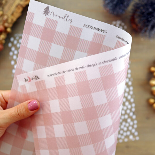 Papel vegetal Cuadros Navidad, para scrapbooking y manualidades