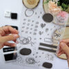 Set de sellos para scrapbooking Documenta 3. Para utilizar en agenda, bujo o Rita's Diary