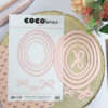 Set de troqueles marcos Cuqui. Para utilizar con una troqueladora de scrapbooking