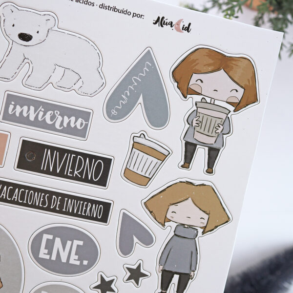 Chipboard Invierno de Maravillas