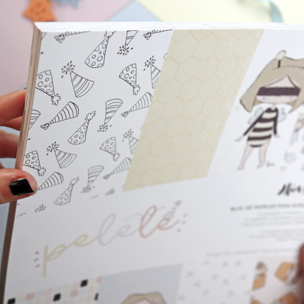 Bloc de 36 papeles Pelele para scrapbooking - Imagen 3