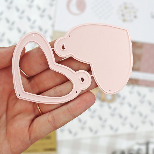 Troqueles Corazón shaker de la colección Maravillas. Diseño de Alúa Cid