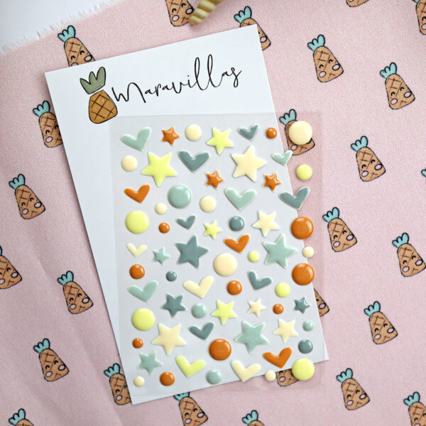 Set de enamel dots Maravillas Verano