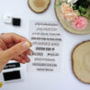 Set de sellos Palabra de costurera - Imagen 2