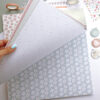 Bloc de 36 papeles Celia para scrapbooking - Imagen 6