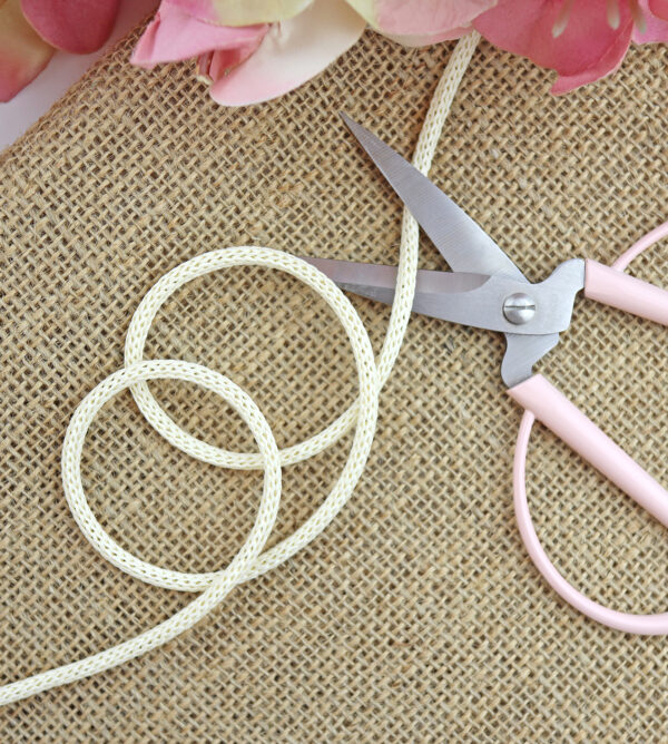Cordón grueso Crudo, de color natural. Para scrapbooking, costura y manualidades