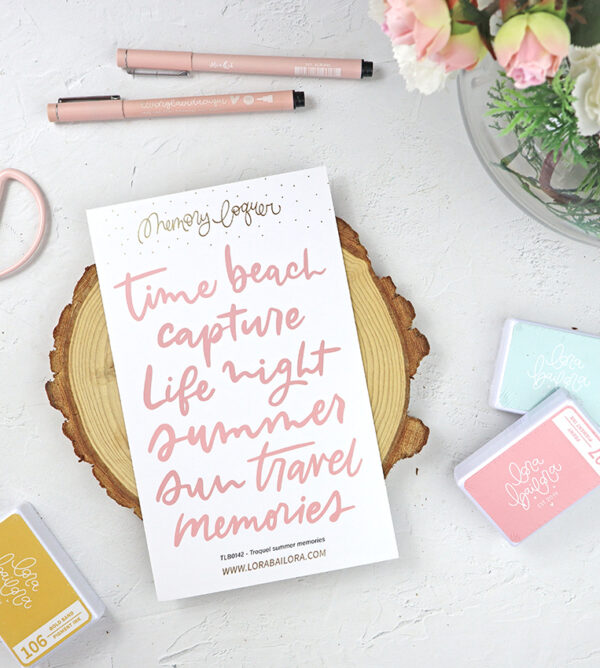 Set de troqueles Summer memories, de Lora Bailora