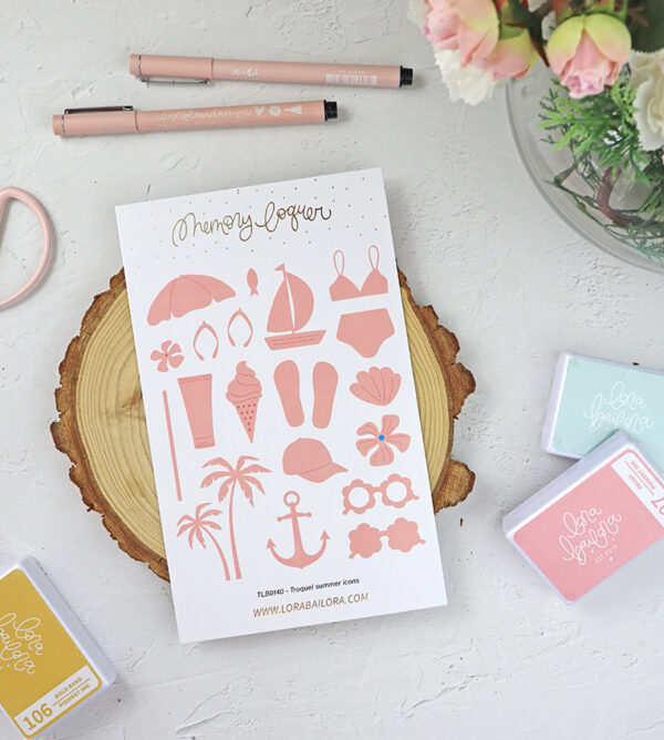 Set de troqueles Summer Icons de Lora Bailora