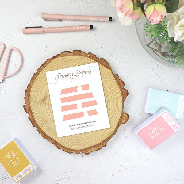 Set de troqueles Tiras Washi Tape, de Lora Bailora
