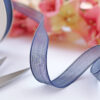 lazo gasa Navy, por metro. Para scrapbooking, manualidades y costura creativa