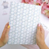Carpeta A5 flores Celia. Para fundas 4x8'' y 3x8"