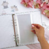 Carpeta A5 flores Celia. Para fundas 4x8'' y 3x8" - Imagen 7