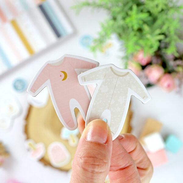 Chipboard Ilustraciones Baby M de Lora Bailora - Imagen 5