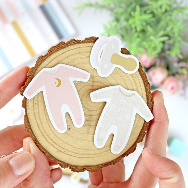 Chipboard Ilustraciones Baby M de Lora Bailora - Imagen 4