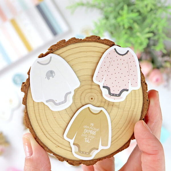 Chipboard Ilustraciones Baby M de Lora Bailora - Imagen 3