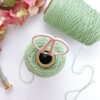 Cordón Baker twine Nilo, de color verde agua. Para scrapbooking y manualidades