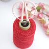 Cordón Baker twine Vuelta al cole, de color rojo. Para scrapbooking y manualidades
