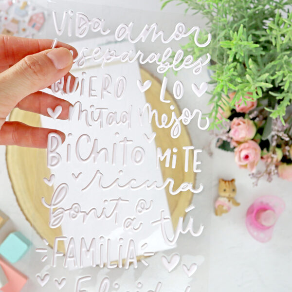 Puffys Lettering de Baby M de Lora Bailora - Imagen 2