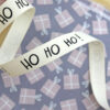 Lazo algodón hohoho. Para packaging de regalos navideños