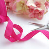 Lazo lino fucsia, por metro. Para scrapbooking, manualidades y costura creativa