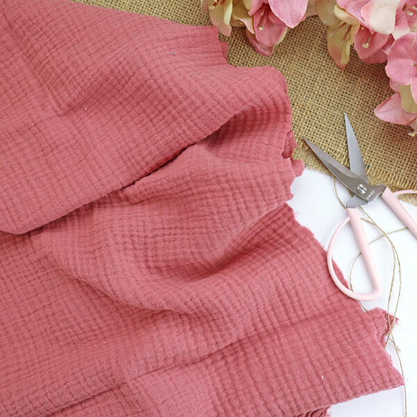 Muselina color Rosa vintage - Imagen 2