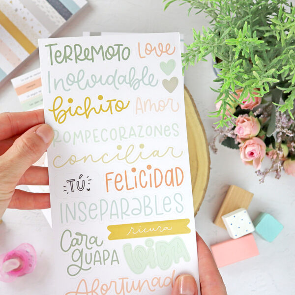 Pegatinas frases de Baby M, de Lora Bailora - Imagen 3