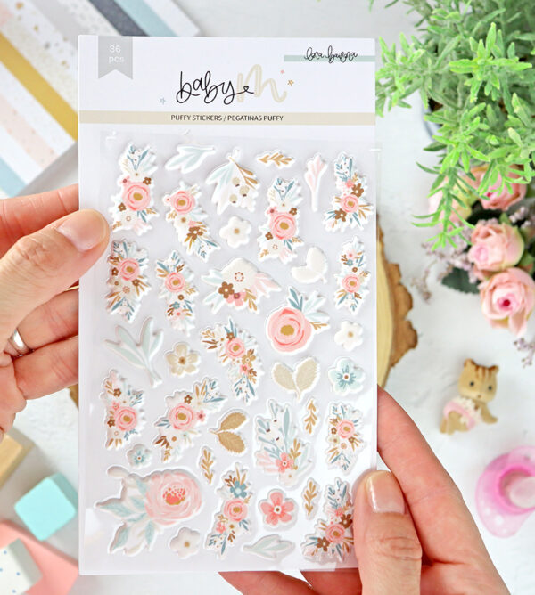 Puffys Flores de Baby M de Lora Bailora
