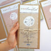 Set 12 sobres DL kraft reciclado. ComuniCard. Para tarjetería y scrapbooking