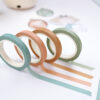 Set 4 washi tape fino Celia, diseñado por Alúa Cid. Para manualidades y scrapbooking