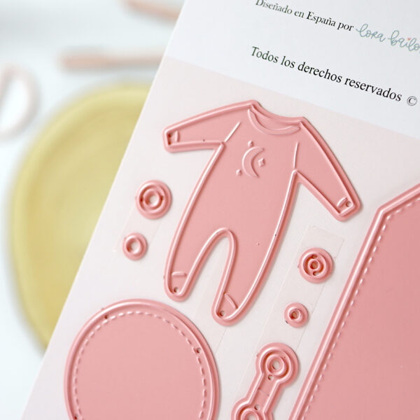 Set de troqueles Etiquetas Baby M, de Lora Bailora - Imagen 2