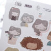 Hoja de troquelados Ilustraciones Hasta la concha - Imagen 3