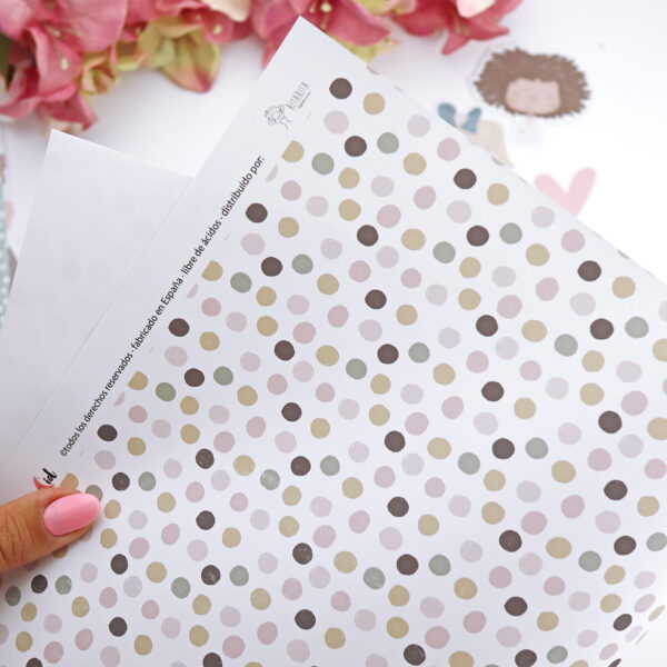 Papel Laminado Topos - Imagen 2